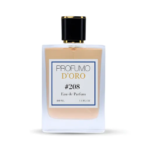 Profumo Doro 208 – eleganter Flakon mit orientalisch-balsamischem Eau de Parfum aus Myrrhe, Tonkabohne und Vanille für Damen und Herren